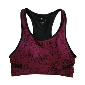 Athleta Double Dare Floral Garden Sports Bra